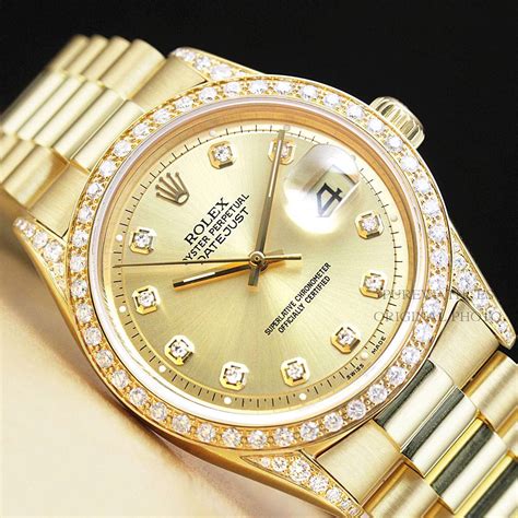 mens gold watch rolex|18k gold Rolex watches.